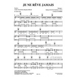 Partition JE NE RÊVE JAMAIS XLR