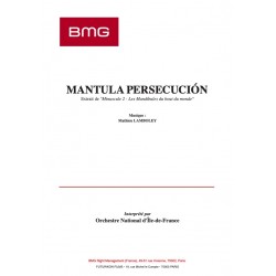 Sheet music MANTULA PERSECUCION FUTURIKON