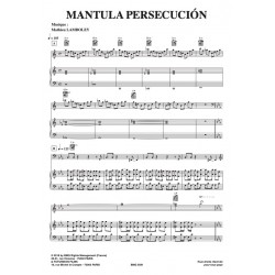 Sheet music MANTULA PERSECUCION FUTURIKON