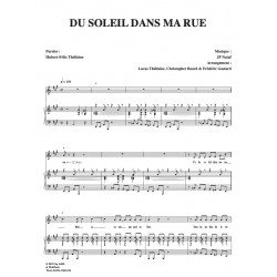 Partition DU SOLEIL DANS MA RUE Hubert Félix Thiéfaine