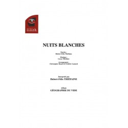 Sheet music NUITS BLANCHES Hubert-Félix THIEFAINE