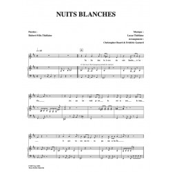 Partition NUITS BLANCHES Hubert Félix Thiéfaine