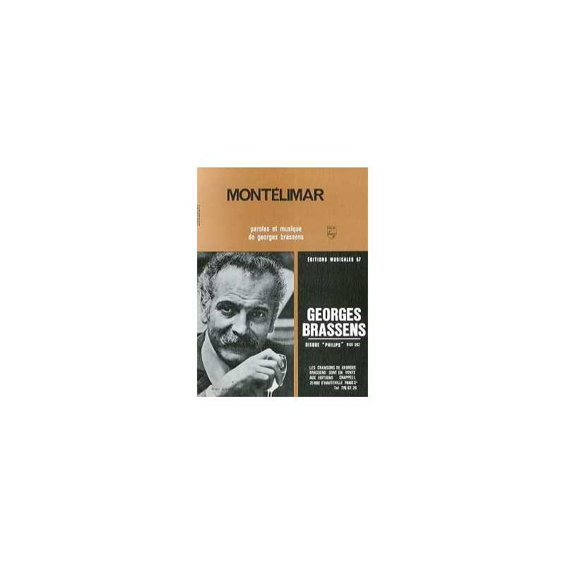 Partition MONTÉLIMAR Georges Brassens
