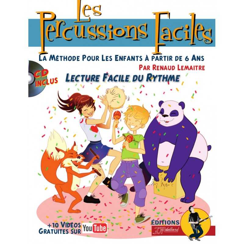 LES PERCUSSIONS FACILES (+CD)