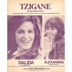 Sheet music TZIGANE (ZIGEUNERJUNGE) Dalida pdf