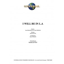Partition I WILL BE IN L.A Patrick Juvet
