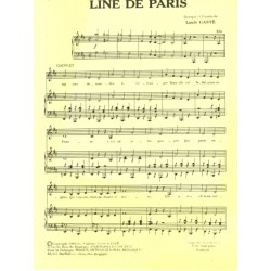 Partition LINE DE PARIS Line RENAUD