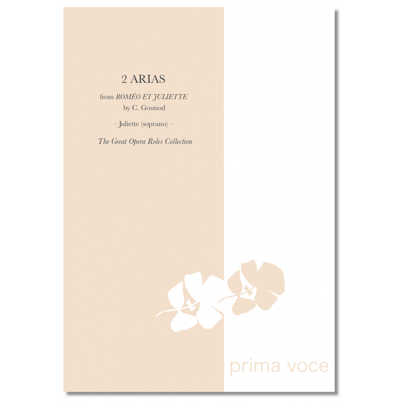 Partition THE GREAT OPERA ROLES COLLECTION : JULIETTE Charles GOUNOD