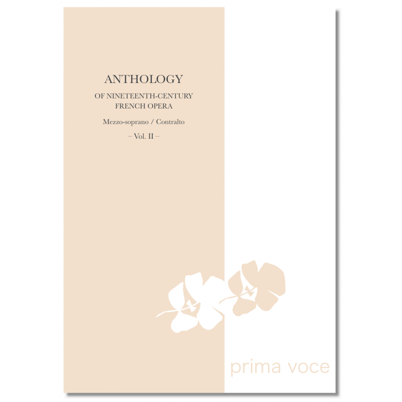 Partition ANTHOLOGY OF NINETEENTH-CENTURY FRENCH OPERA : MEZZO-SOPRANO/CONTRALTO VOL.II