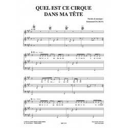 Partition QUEL EST CE CIRQUE DANS MA TÊTE Da Silva