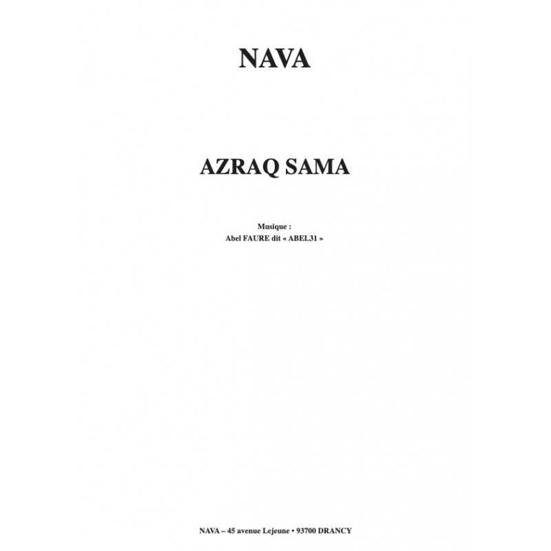 Sheet music AZRAQ SAMA ABEL31