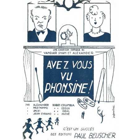 AVEZ VOUS VU PHONSINE