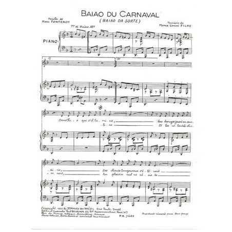 BAIAO DU CARNAVAL (BAIAO DE SORTE)
