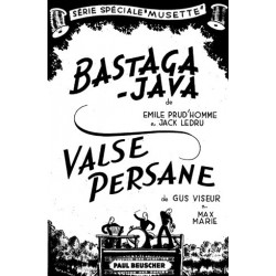 Partition BASTAGA JAVA Emile PRUD'HOMME