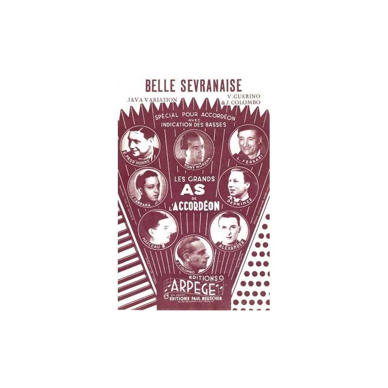 Partition BELLE SEVRANAISE Emile PRUD'HOMME