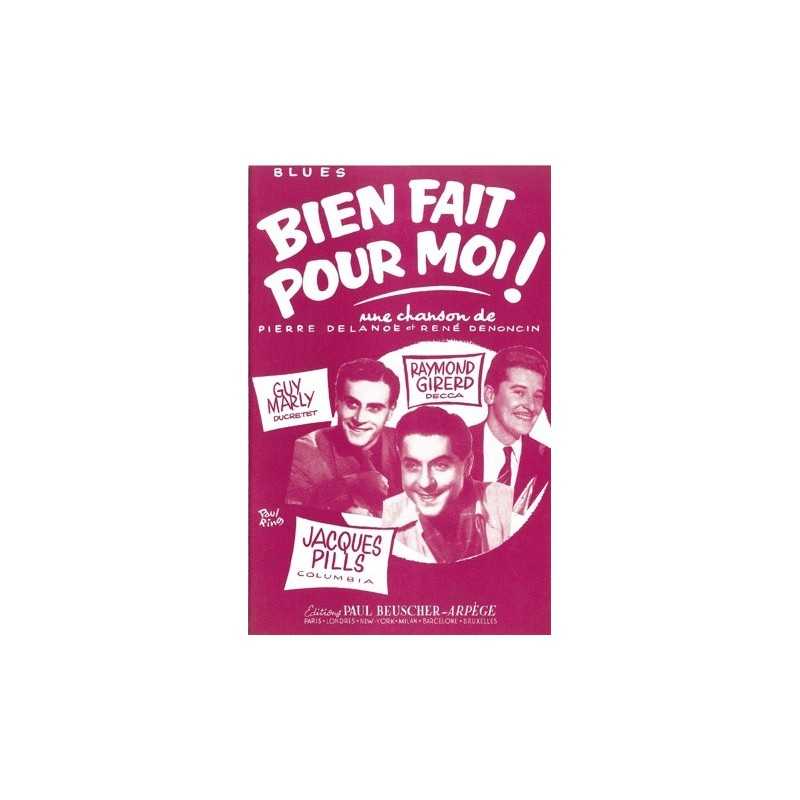 Partition BIEN FAIT POUR MOI ! Guy MARLY