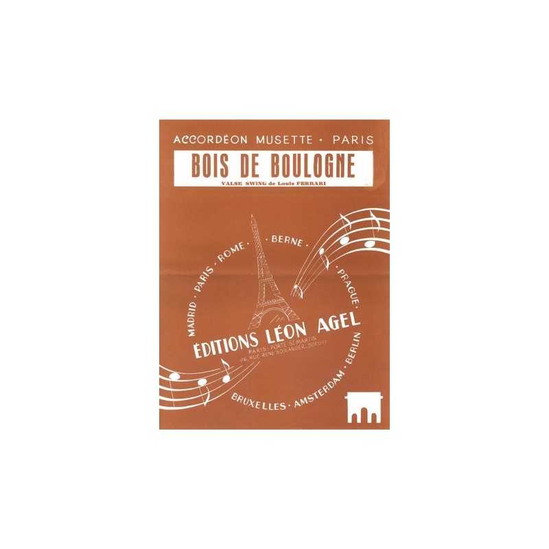 Partition BOIS DE BOULOGNE Louis FERRARI