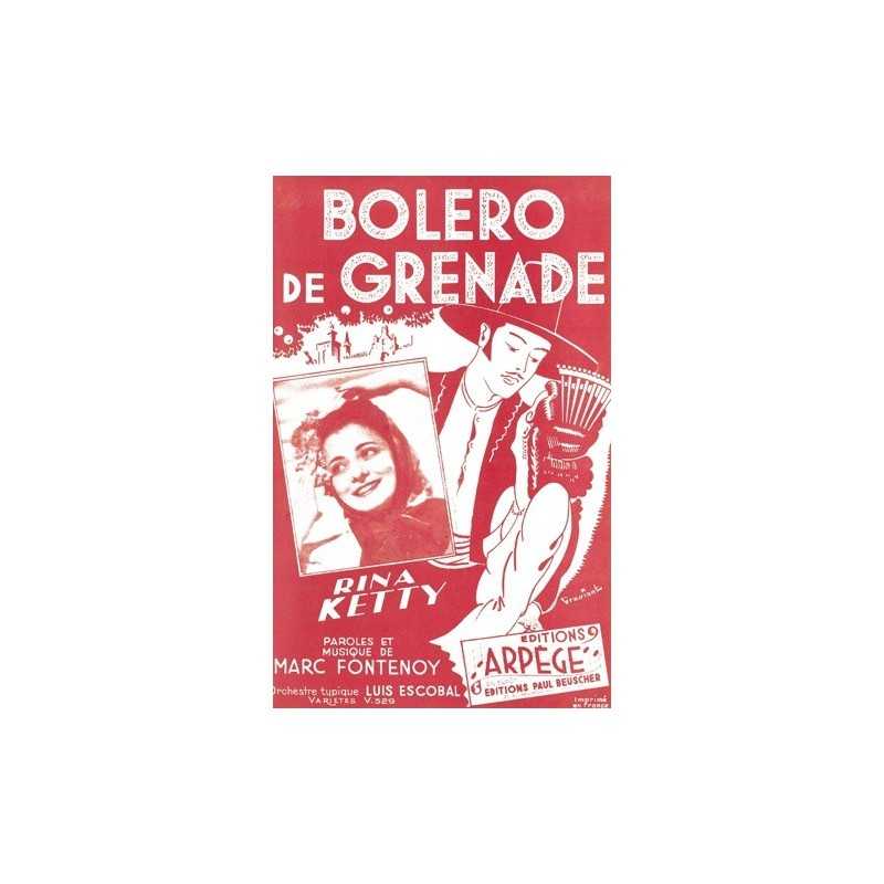 Partition BOLERO DE GRENADE Rina KETTY