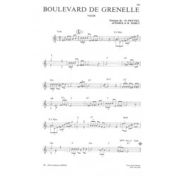 Partition BOULEVARD DE GRENELLE Jo MOUTET & AIMABLE