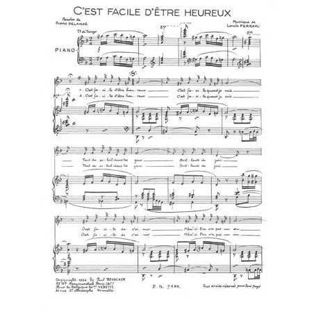 C'EST FACILE D'ÊTRE HEUREUX