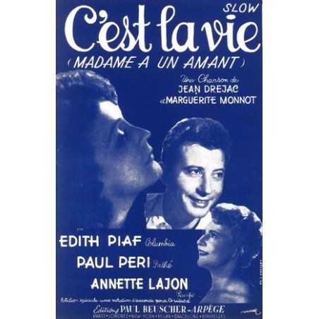 C'EST LA VIE (MADAME A UN AMANT)