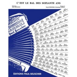 Partition C'EST LE BAL DES SOIXANTE ANS AIMABLE