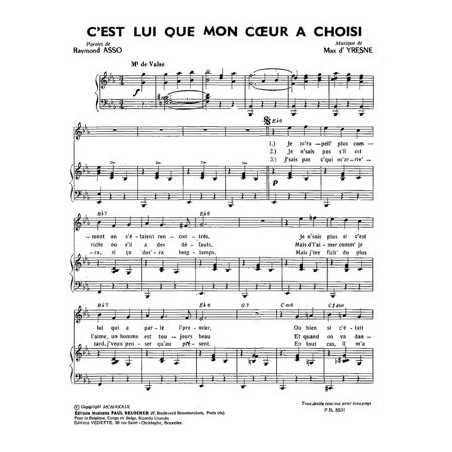C'EST LUI QUE MON COEUR A CHOISI