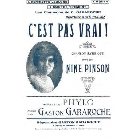 C'EST PAS VRAI