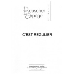 Partition C'EST REGULIER Léon AGEL