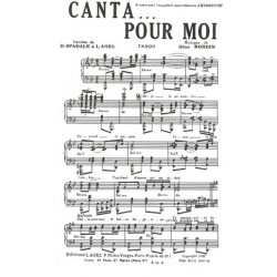 Partition CANTA... POUR MOI Léon AGEL