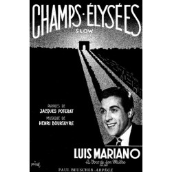 Partition CHAMPS-ELYSEES Luis MARIANO