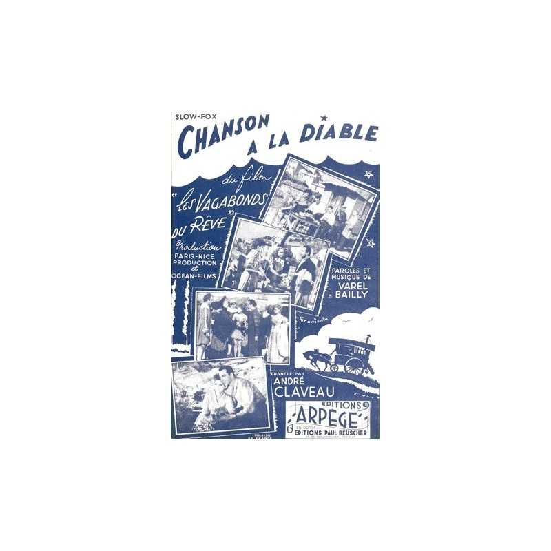 Partition CHANSON A LA DIABLE André CLAVEAU
