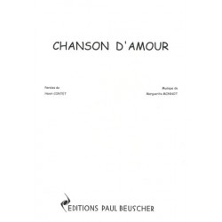 Partition CHANSON D'AMOUR Marguerite MONNOT