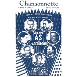 Partition CHANSONNETTE Emile PRUD'HOMME