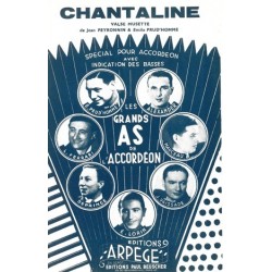 Partition CHANTALINE Emile PRUD'HOMME