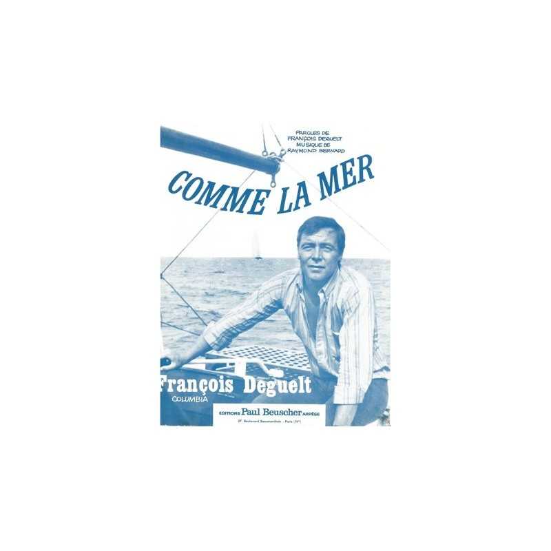 Partition COMME LA MER François DEGUELT