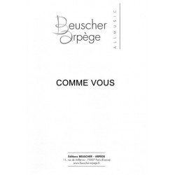 Partition COMME VOUS Gaston GABAROCHE