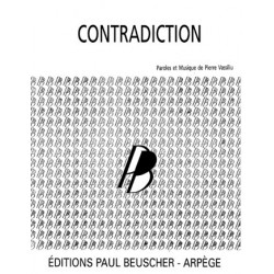 Partition CONTRADICTION Pierre VASSILIU