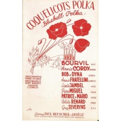 Partition COQUELICOTS POLKA (BLUEBELL POLKA) BOURVIL