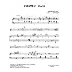 Partition DECEMBER BLUES George MANFIELD & Georges COURQUIN