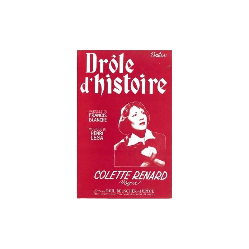Partition DROLE D'HISTOIRE Colette RENARD
