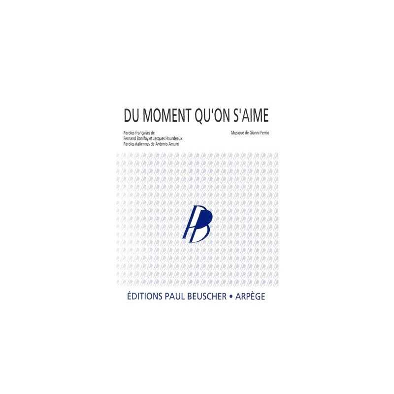 Partition DU MOMENT QU'ON S'AIME (PICCOLISSIMA SERENATA) DALIDA