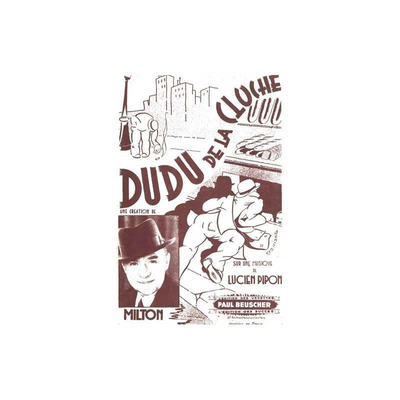 Partition DUDU DE LA CLOCHE MILTON
