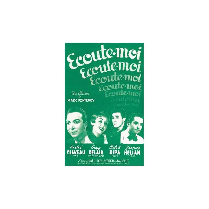Partition ECOUTE-MOI André CLAVEAU