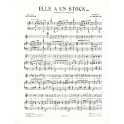 Partition ELLE A UN STOCK… GEORGIUS