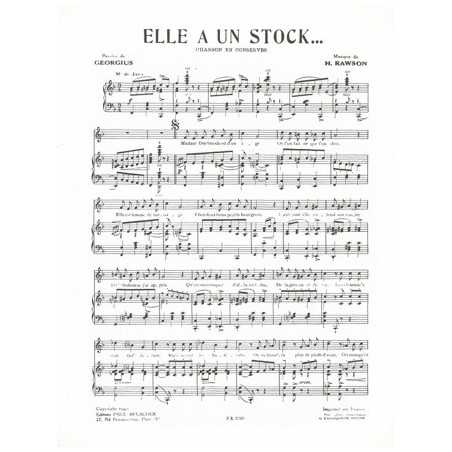 ELLE A UN STOCK…