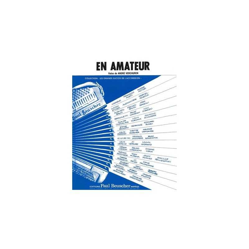 Partition EN AMATEUR André VERCHUREN