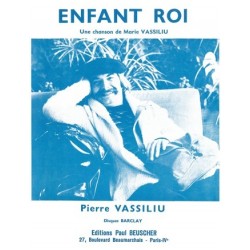 Partition ENFANT ROI Pierre VASSILIU
