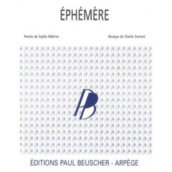 Partition EPHEMERE Charles DUMONT
