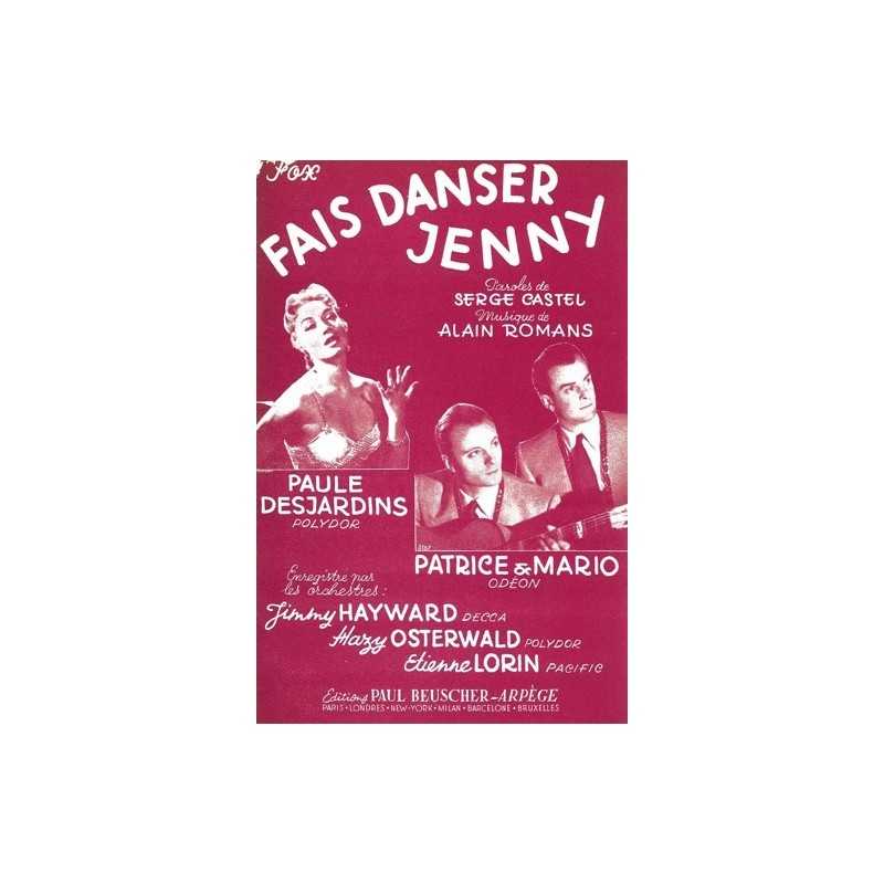 Partition FAIS DANSER JENNY Paule DESJARDINS